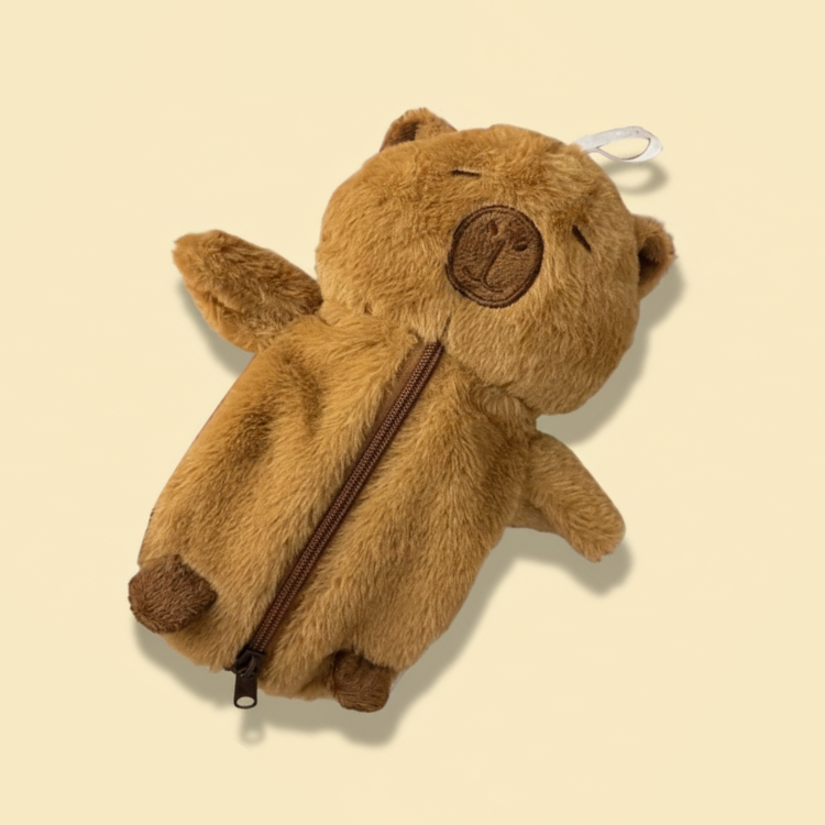 Capybara Plush Pencil Case