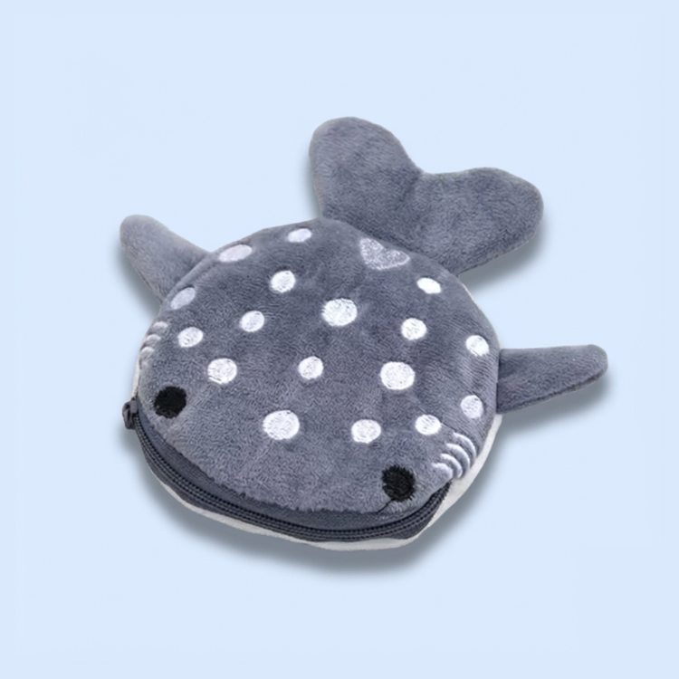 Spotted Whale Plush Coin Purse