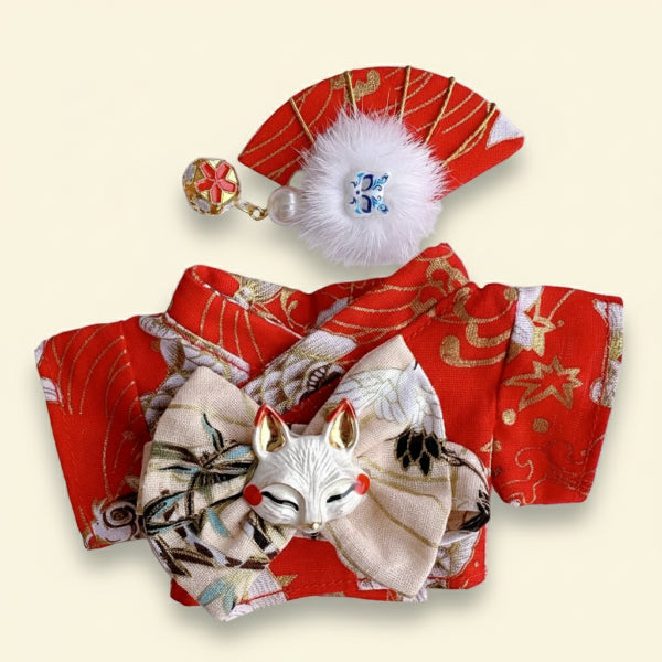 Red Kimono Doll Outfit