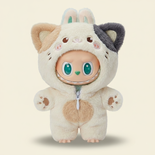 Cat Plush Suit Doll Costume Set