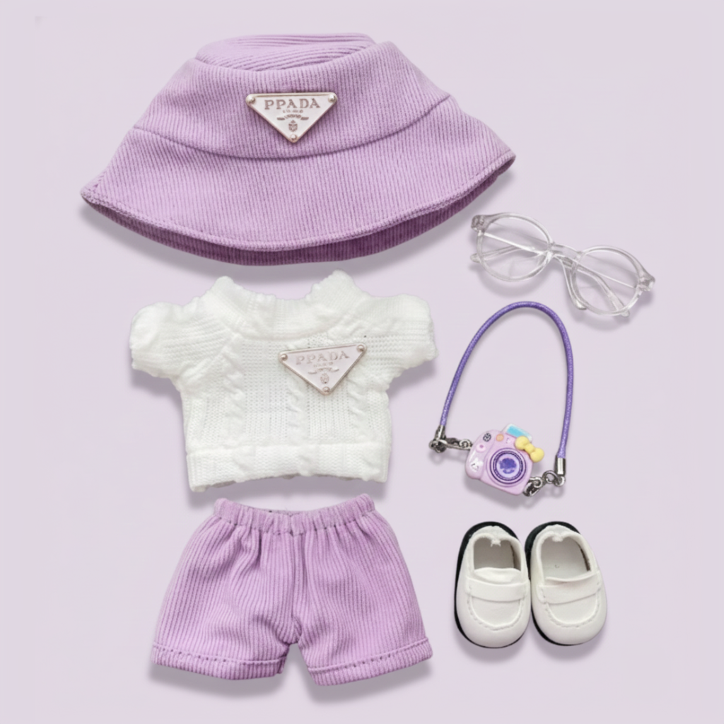 Lilac Street Style Doll Outfit Set